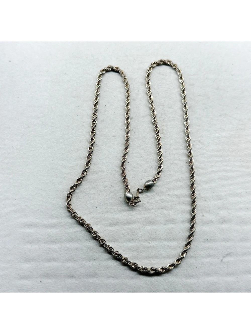 5459gc. Goldtone Vintage Twisted Rope Chain